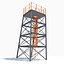 industrial tower 3d model