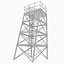 industrial tower 3d model