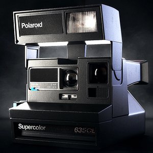 3d polaroid 635cl instant camera model