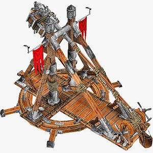 3d medievil trebuchet model