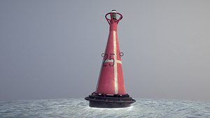 Buoy River RB-6-01 Right Danger Mark