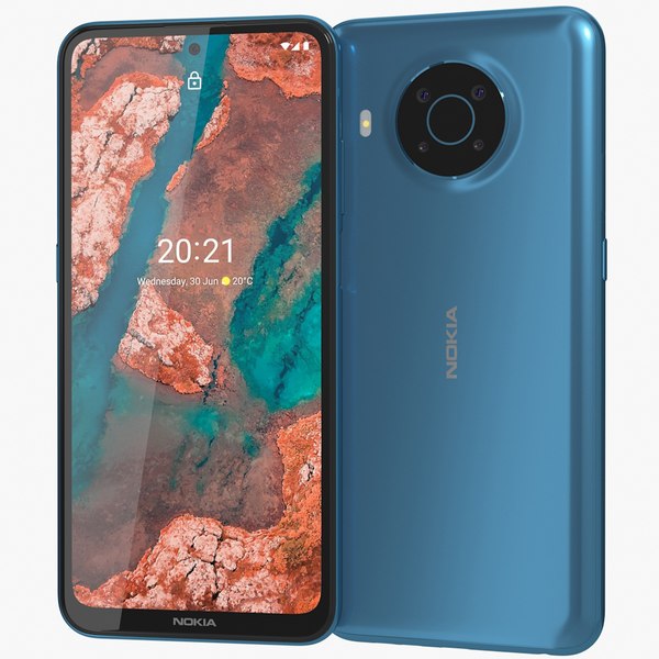 Nokia X20 5G Nordic Blue 3D model