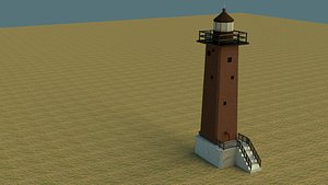 lighthouse 3D model