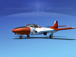 t-37 cessna tweet 3d model