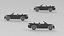Car Silhouettes Collection 3D model