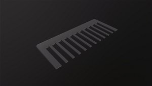 Wide tooth comb model