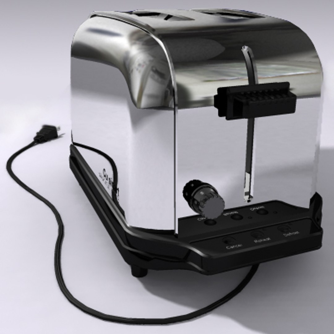 Toaster Toast 3d Model