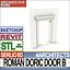 Roman Doric Door B Revit STL Printable