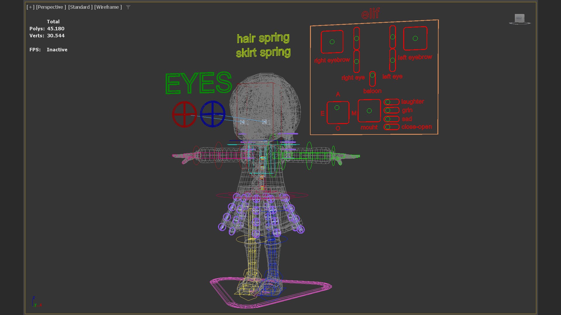 Girl Child Rigged 3D Model - TurboSquid 2166604