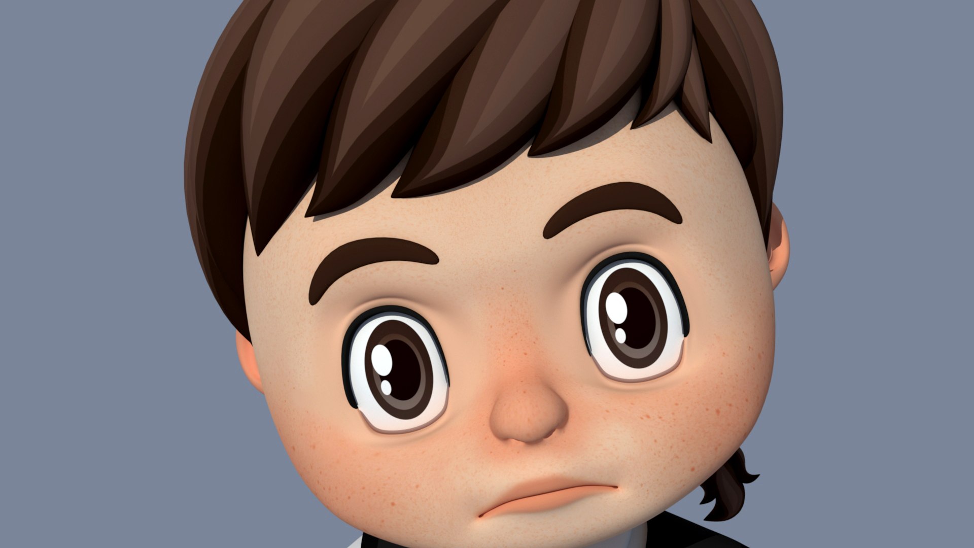 Girl Child Rigged 3D Model - TurboSquid 2166604