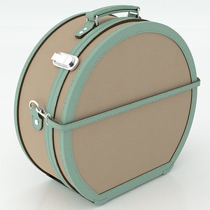 3D model Steamline Editor-Sea Green Hatbox Large