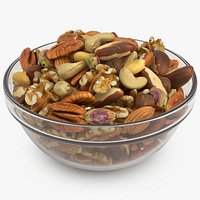 Assorted Nuts in Bowl