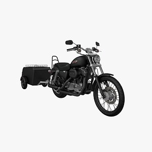 Motorcycle & Trailer