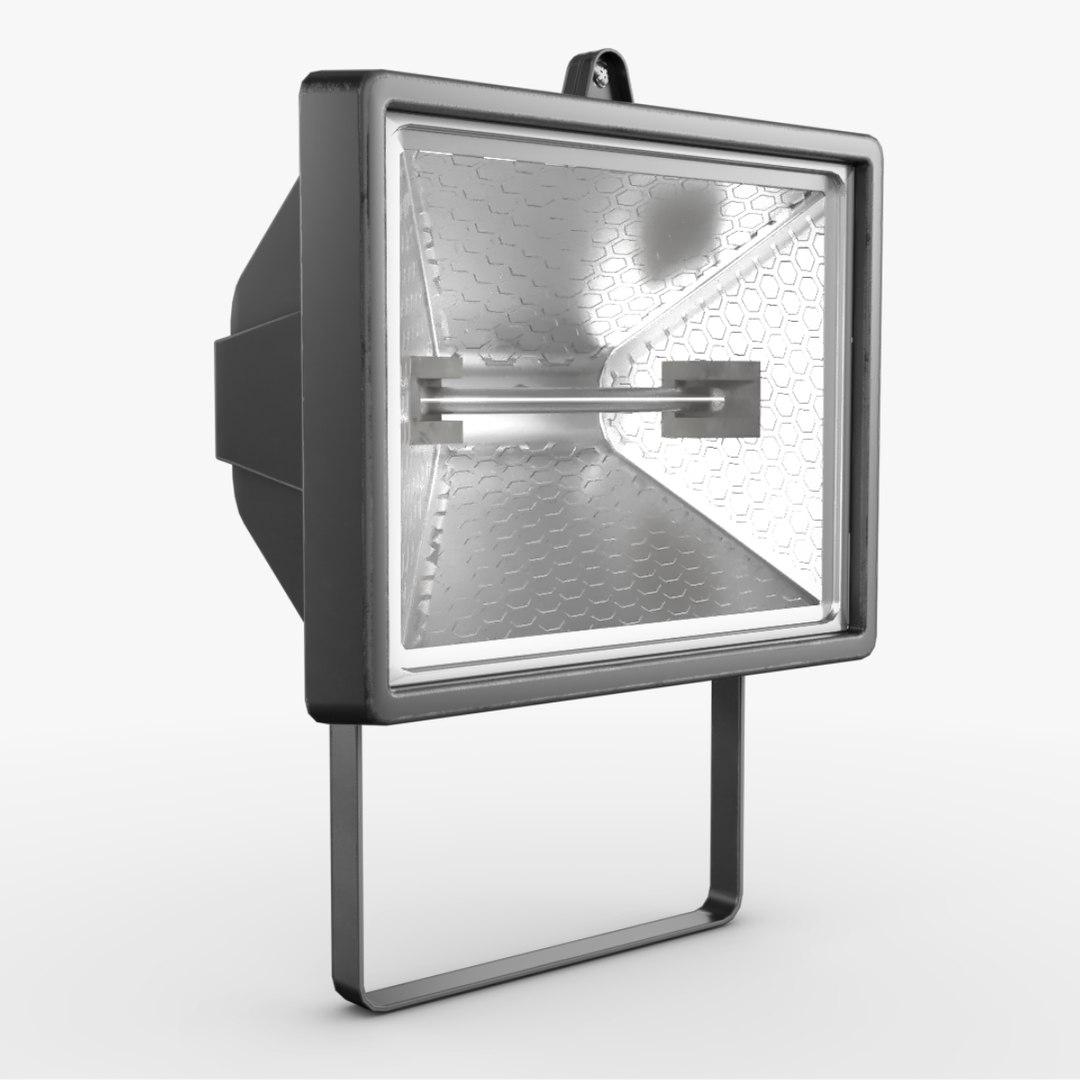 3D model Halogen IP44 Floodlight - TurboSquid 1982299