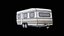 3D Camp Travel Trailer PBR model