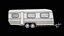 3D Camp Travel Trailer PBR model