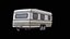 3D Camp Travel Trailer PBR model