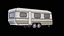 3D Camp Travel Trailer PBR model