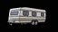 3D Camp Travel Trailer PBR model