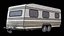 3D Camp Travel Trailer PBR model