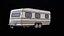 3D Camp Travel Trailer PBR model