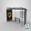 3D Bus Stop in Washington