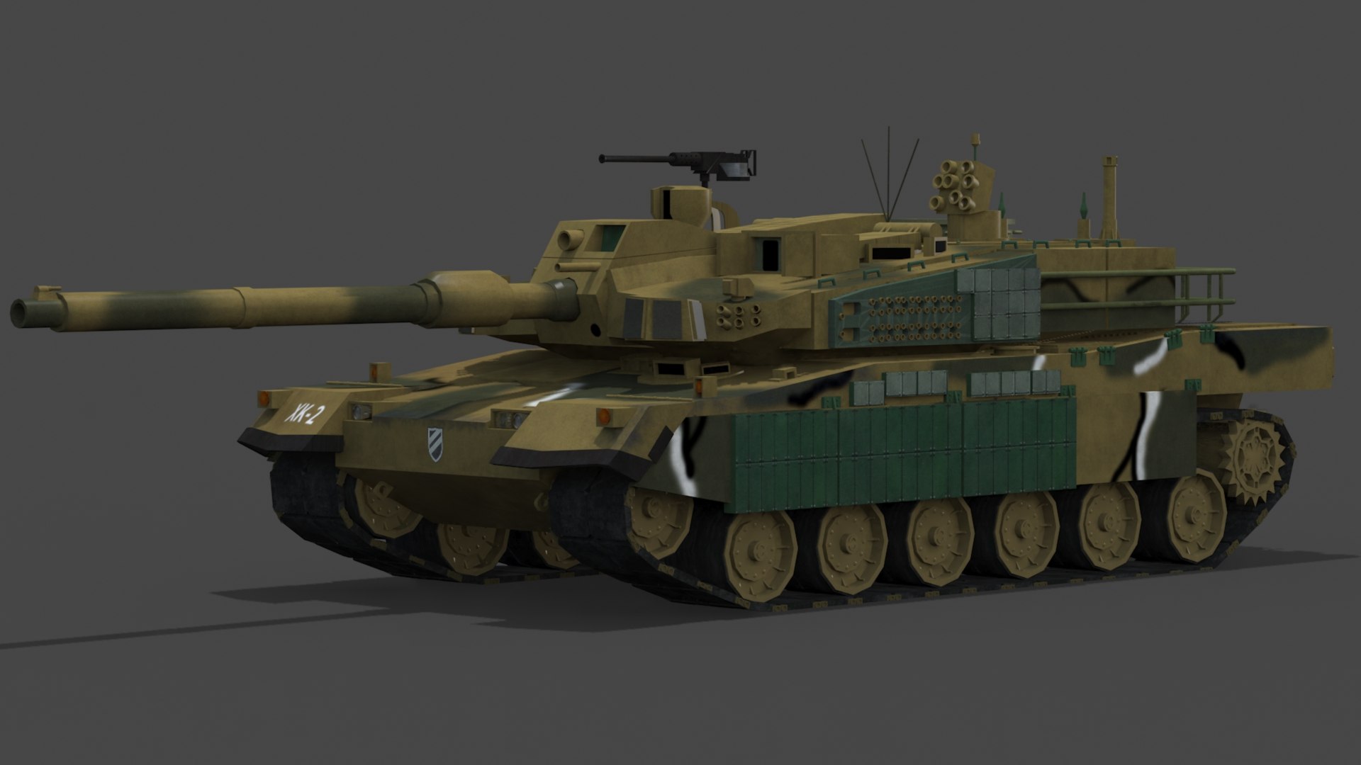 Korean K2 Black Panther Main Battle Tank 3D - TurboSquid 2050526