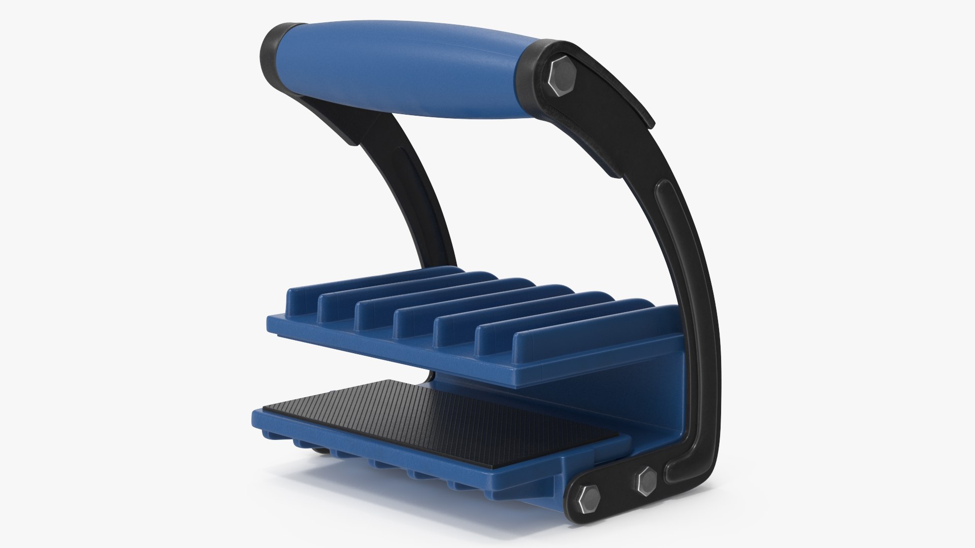 Professional Plywood Carry Clamp Blue 3D model preview