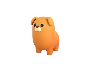 3D model Dog Character 02