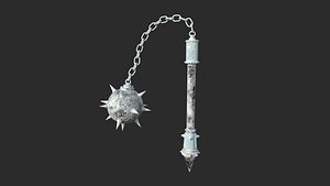 Medieval Flail 05 Frost - Character Fantasy Weaponry
