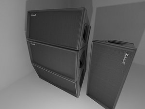 3d model of marshall speaker