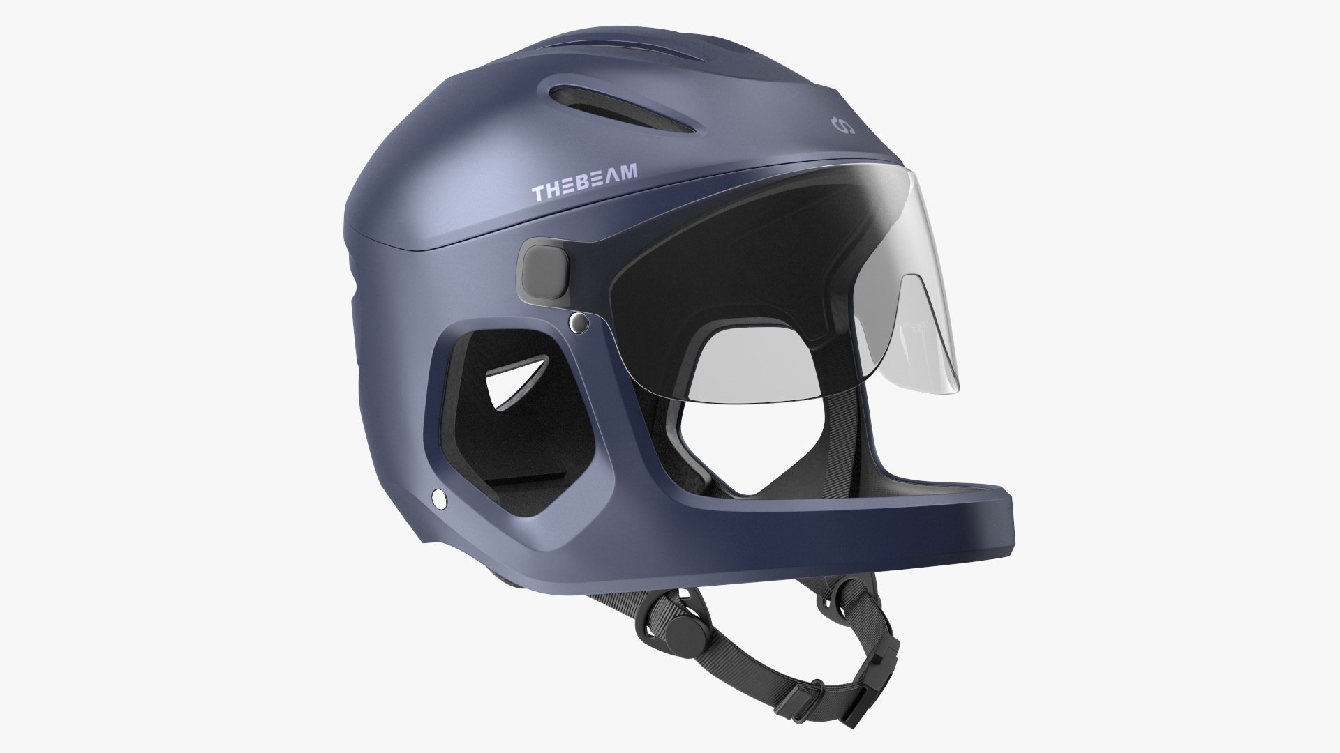 Virgo Move Full-Face Helmet Blue 3D model preview