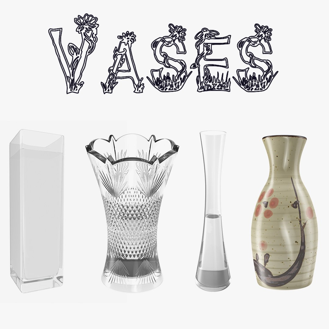 Vases 3D Models Collection 3 3D model preview