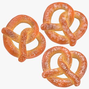 3D Pretzel Salt Collection model