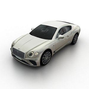 3D 2018 bentley continental gt