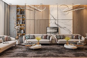 3D Luxury Living room 3D model 3D model