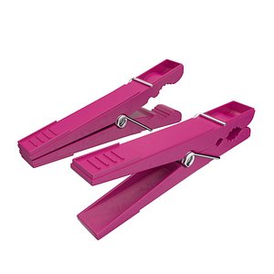 Pink Plastic Clothespin