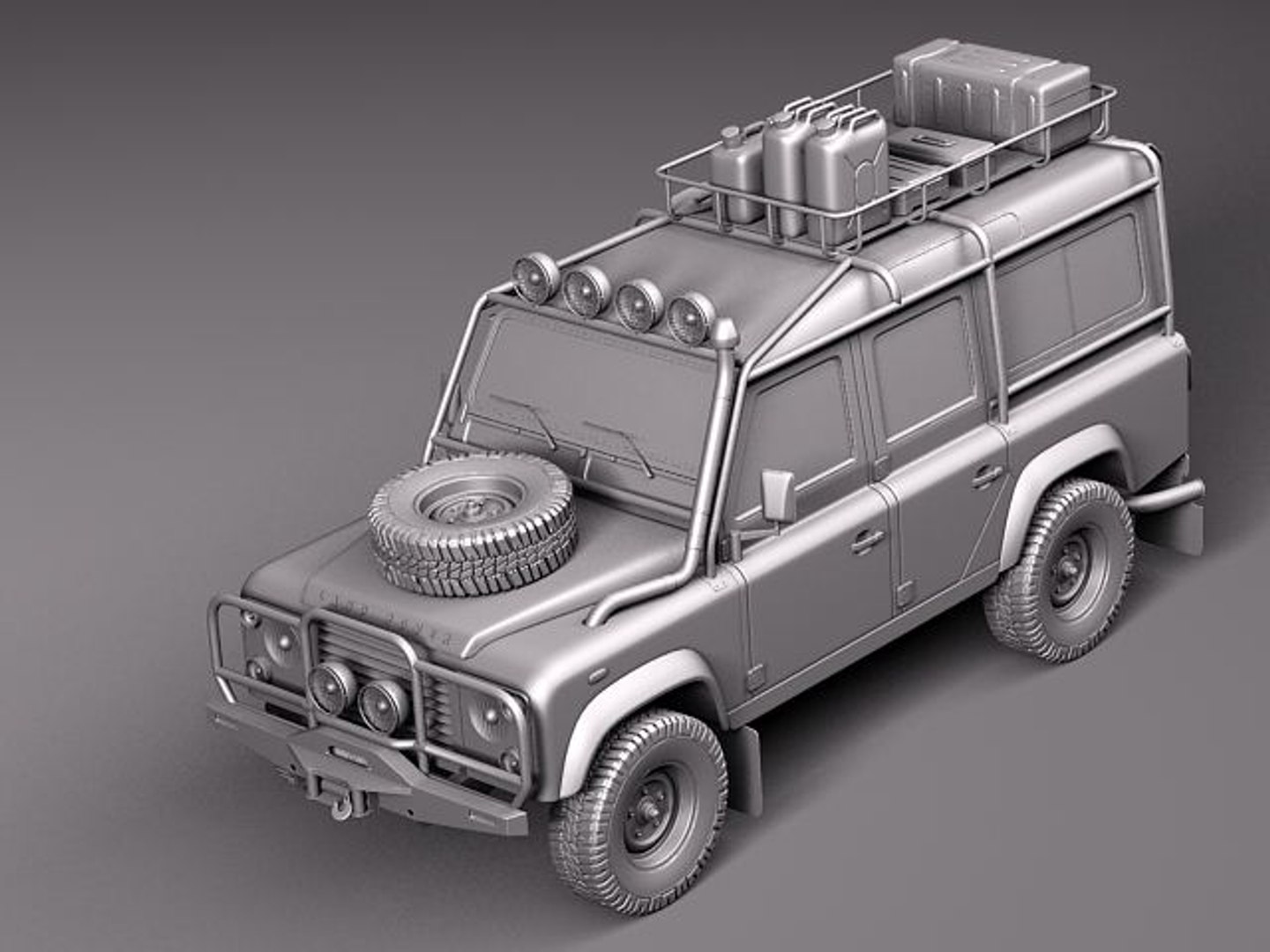 Land Rover Landrover Defender 3d Model