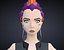 Midpoly Cyberpunk Female Character