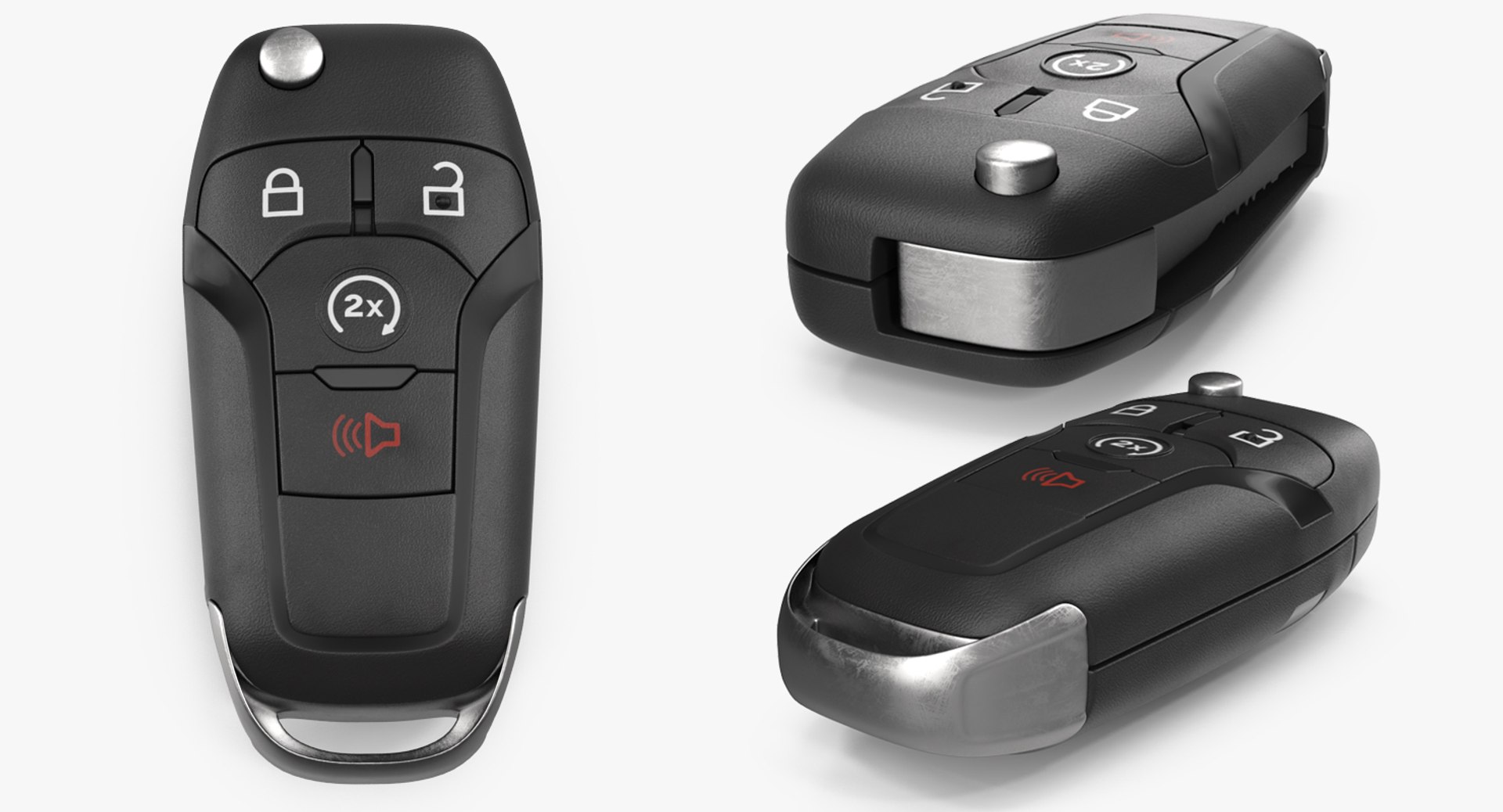 Car Flip Key Folded 3D - TurboSquid 1300259