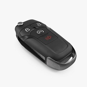 Car Flip Key Folded