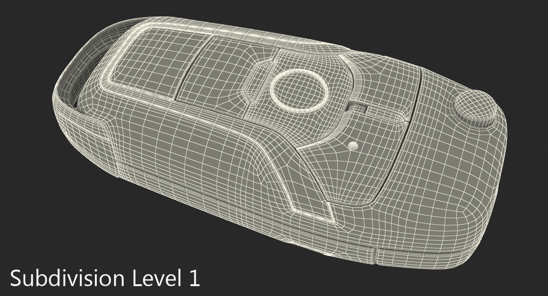 Car Flip Key Folded 3D - TurboSquid 1300259