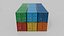 Shipping Containers Set - Customizable with Interior and Exterior