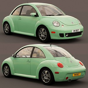 volkswagen beetle 2000 3D model