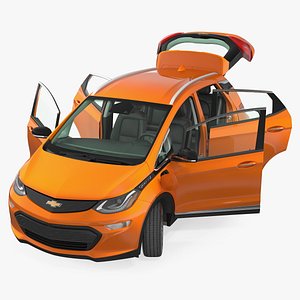 Chevrolet Bolt EV 2018 Rigged 3D Model