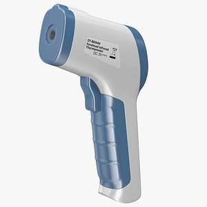 3D infrared forehead thermometer gun model