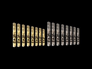 3D model wedding ring 8 sizes