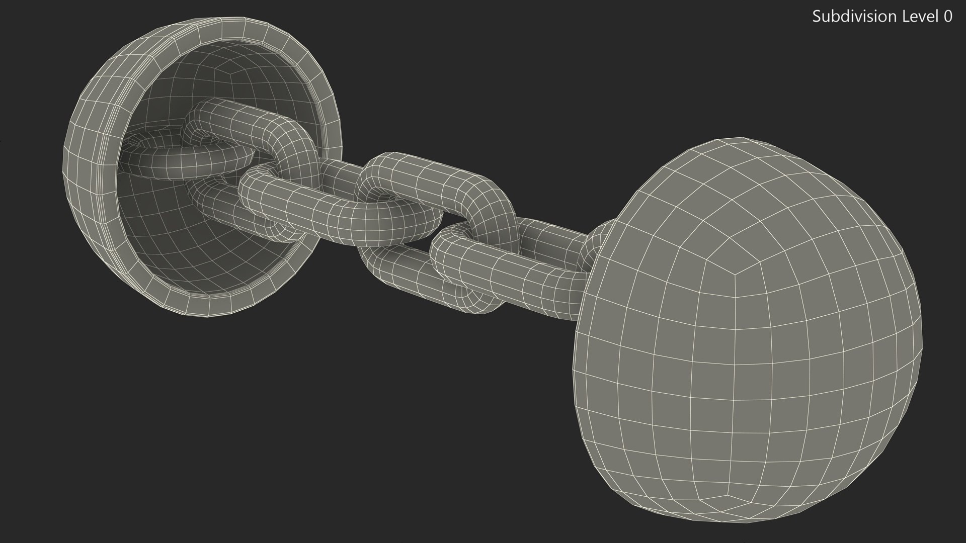 French Chain Shot Cannon Projectile 3D - TurboSquid 2181318