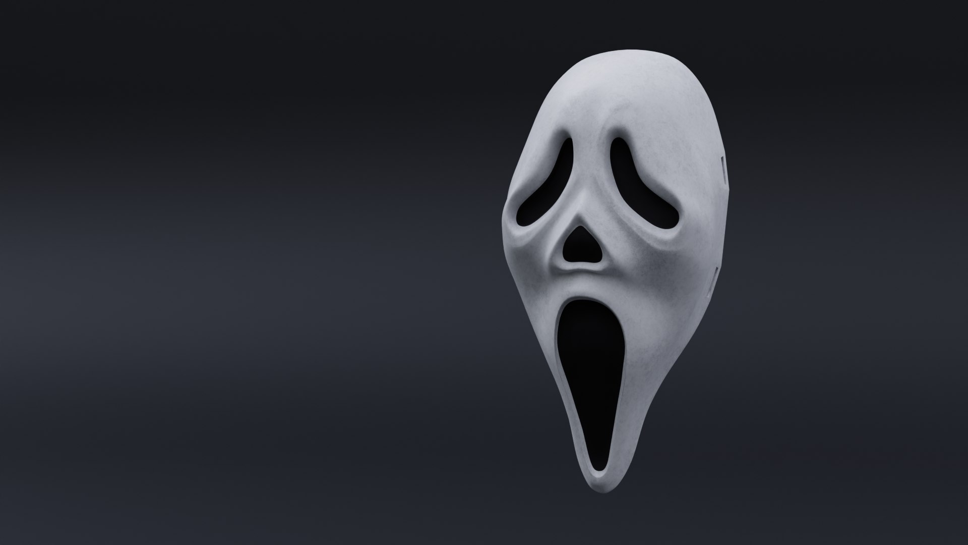 Ghostface Mask 3D Model - TurboSquid 2018603