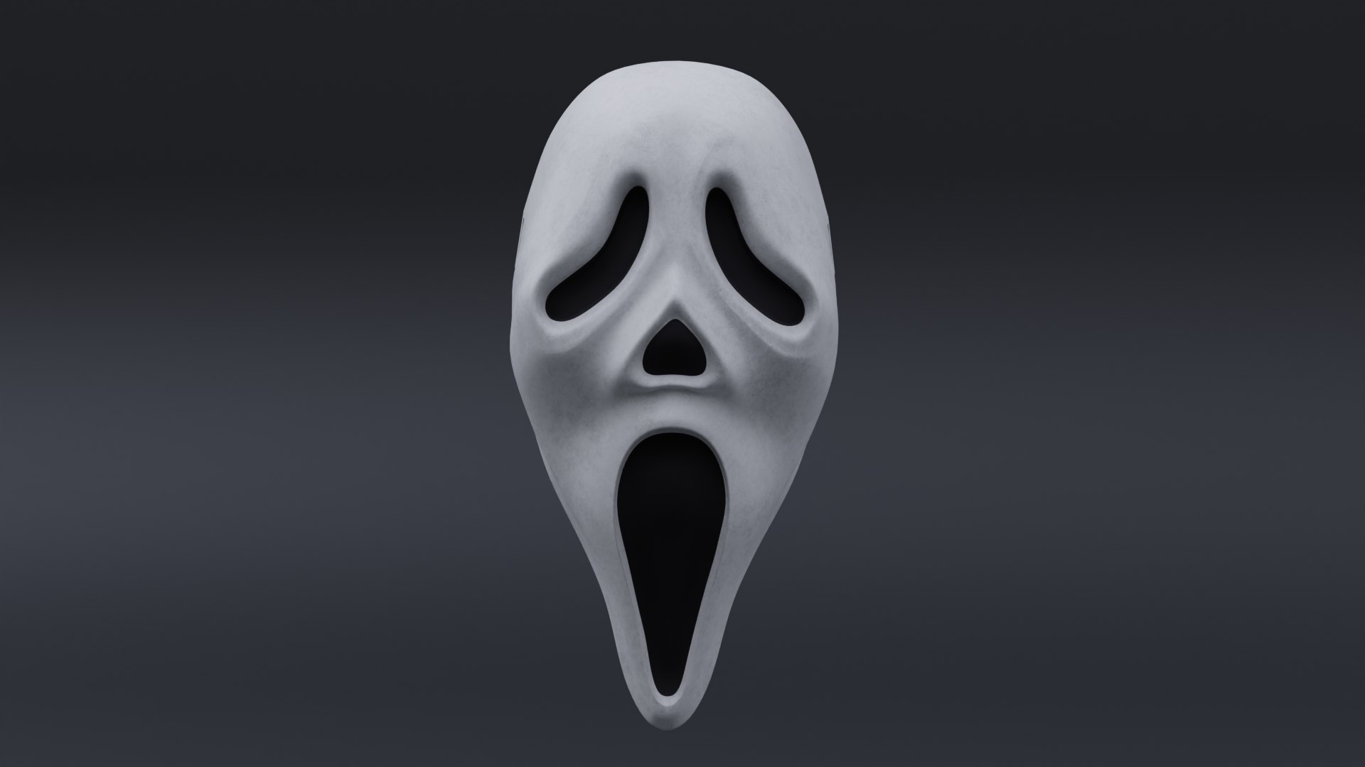 Ghostface Mask 3D Model - TurboSquid 2018603